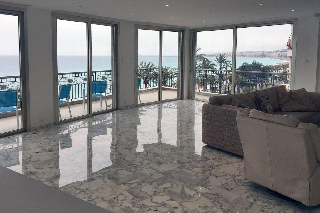 ניס Promenade Des Anglais Amazing Sea View 140M2 3Br מראה חיצוני תמונה
